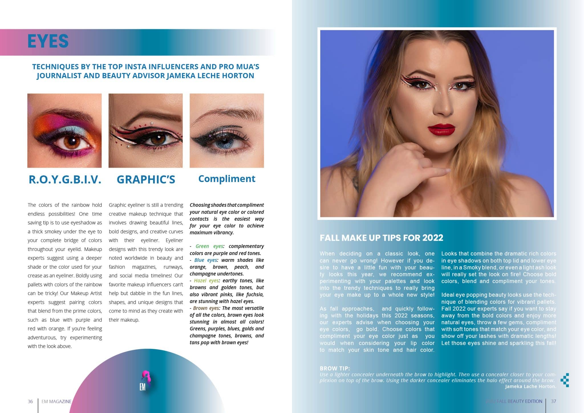 EM Magazine - October 2022 - Fall Beauty - Shadai Shadowens