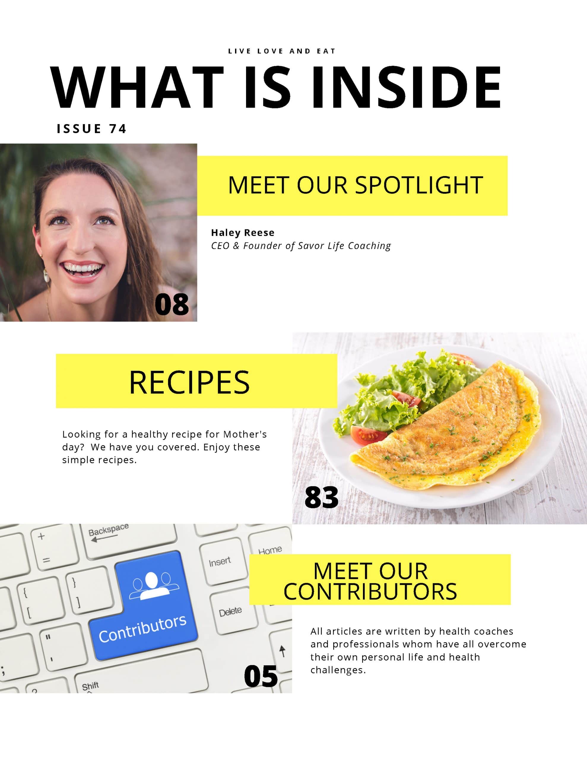 Live Love and Eat Magazine - May 2022
