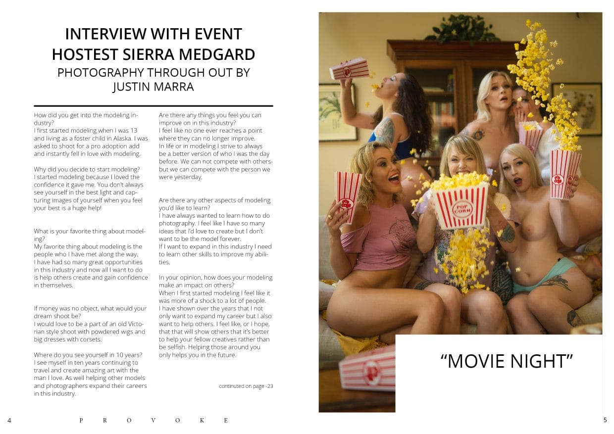 Provoke Magazine - January 2022 - Sleepover