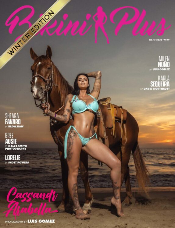 Bikini Plus Magazine - December 2022 - Winter Edition - Cassandra Arabella magazine cover