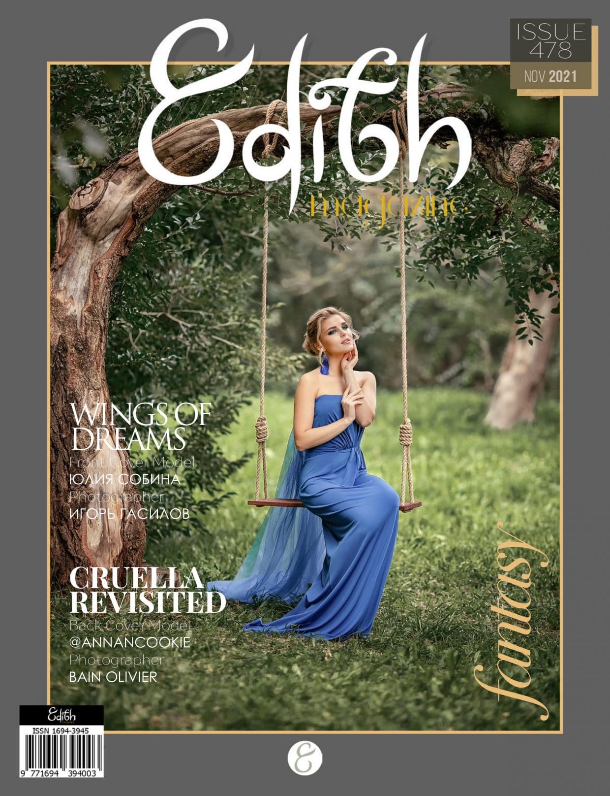 Edith Magazine - November 2021 - Issue 478 - Fantasy Issue Edith Magazine – November 2021 – Issue 478 – Fantasy Issue