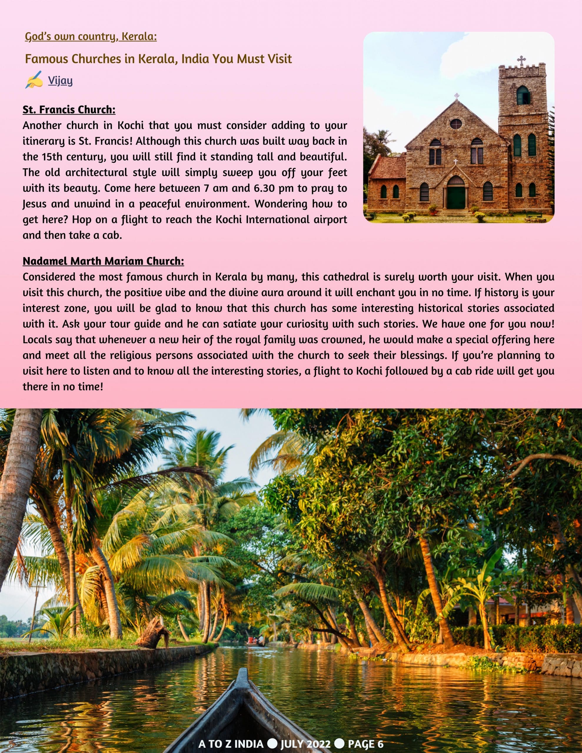 A to Z India Magazine - July 2022