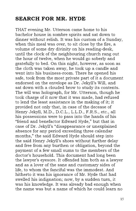 Dr Jekyll and Mr Hyde - Robert Louis Stevenson
